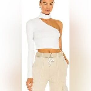 Cotton Citizen Brisbane cut out turtleneck top size small